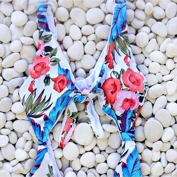 Floral Blue Halter Top, Mommy & Me S… - Picture 12 of 16